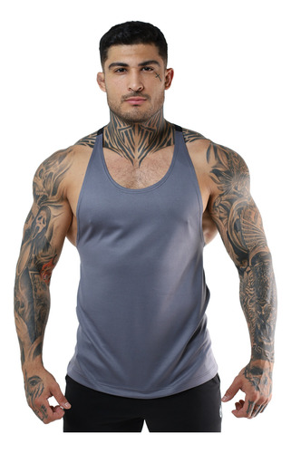 Playera Olimpica Tank Top Deportiva Bata De Hombre Fenix Fit