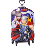 Mochila De Rodas Carrinho Escolar Thor Infantil 3d Meninos