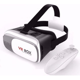Óculos Realidade Virtual Vr Box Com Controle Suporte Celular