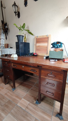 Mesa Escrivaninha Embuia Anos 40