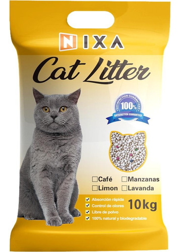 Nixa Cat Litter Arena Sanitaria 10kg Aroma Lavanda