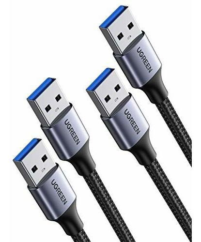 Cable Usb A Usb Paquete De 2 Cables Usb 3 0 A A A Macho...