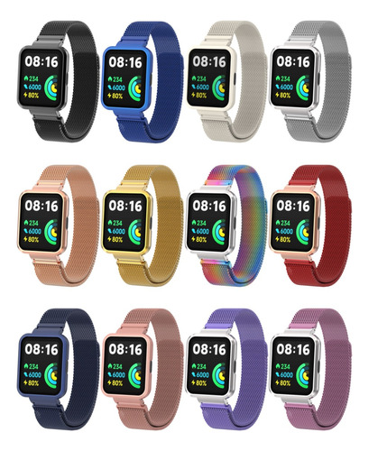 Malla Metal Para Redmi Watch 2 Lite Xiaomi Mi Watch Lite 2