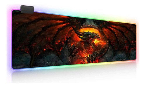 World Of Warcraft - Alfombrilla De Mouse Rgb Suave Para Jueg