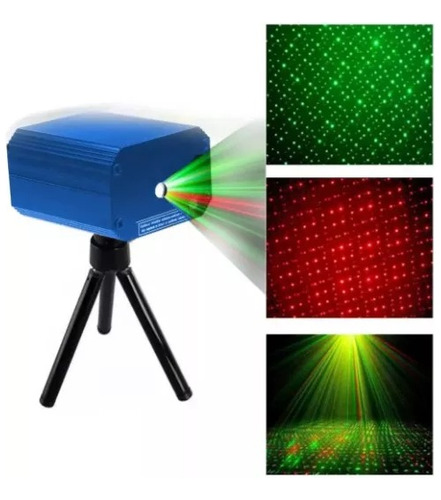 Mini Proyector Laser Con Luz Led Navidad