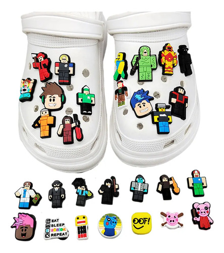 Roblox Unisex Pines Accesorios Sandalias 20 Pcs