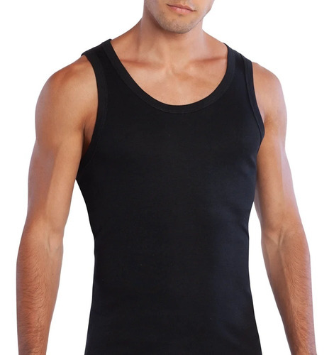 Musculosa 100% Algodón Para Hombre - Polera Sin Mangas