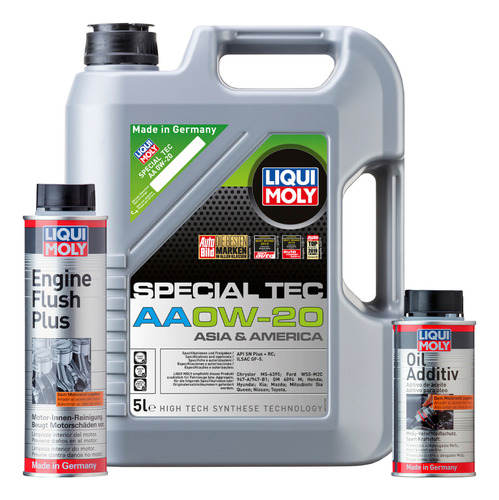 Liqui Moly 3 Pzas 0w20 Special Tec Aa Oil Additiv + Regalo