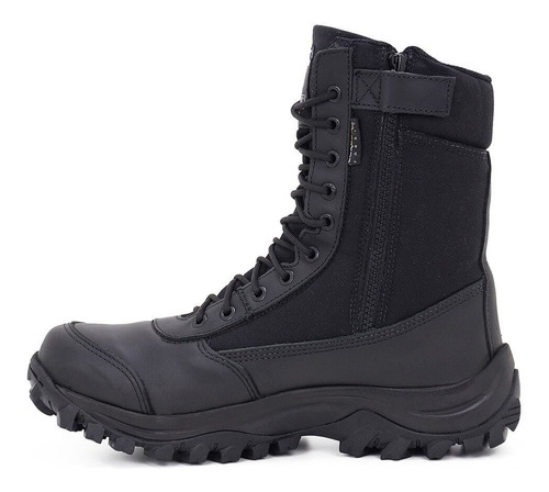 Coturno Bota Tática Militar Airstep 8628 Com Ziper