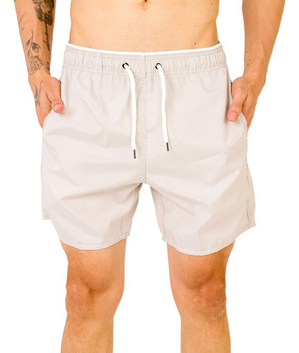 Short Praia Masculino Tactel Elastano Praia Fitness Treino 