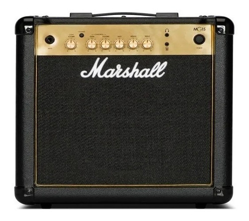 Marshall Mg15cf Amplificador De Guitarra 15w Rms Nueva Linea Con Distorcion