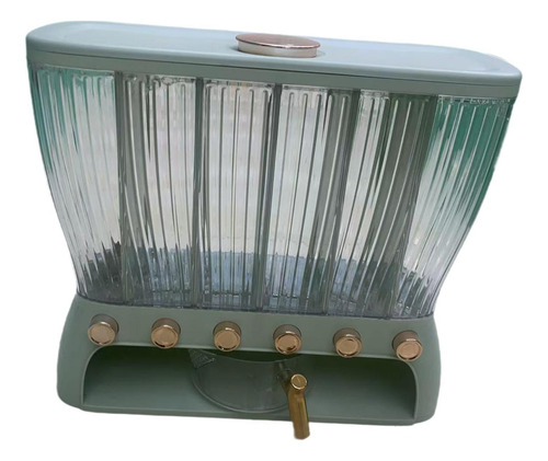 6 Grid Rice Contêiner Organizador De Cozinha Com Medição