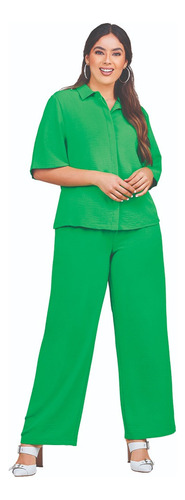 Pantalón Formal Mujer Verde 901-15