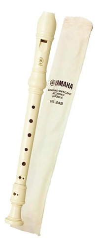 Flauta Soprano Barroca Yamaha Yrs24 B, Color Beige