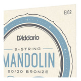 Jogo De Cordas Para Bandolim Mandolin D'addario Ej62