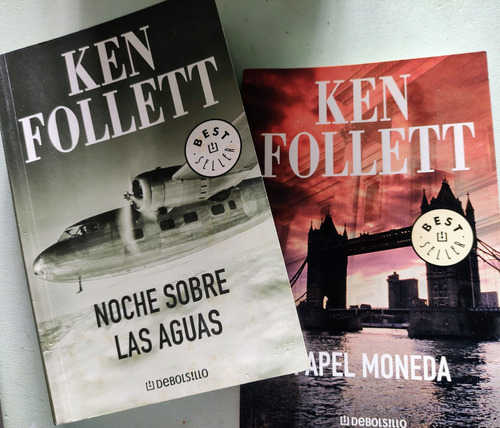 Noche Sobre Las Aguas Papel, Moneda Ken Follett De Bolsillo