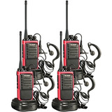 Radios Bidireccional Arcshell Walkie Talkies Paquete De 4