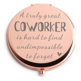 Retirement Gifts For Women Rose Gold Compact Mirror A Truly.