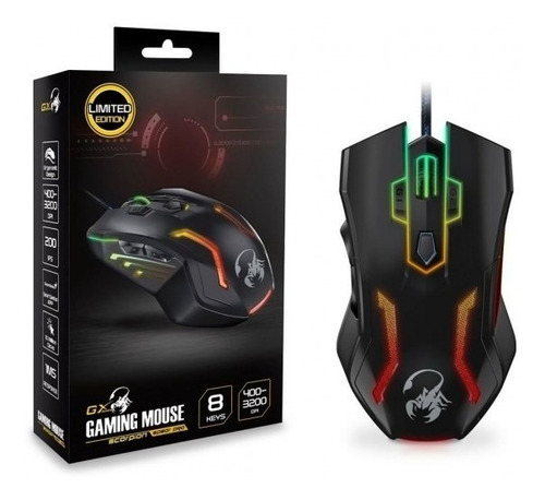 Mouse Usb Gamer Scorpion Spear Genius