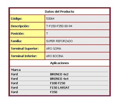 Amortiguador Trasero Sprinter 2002-2014 Foto 2