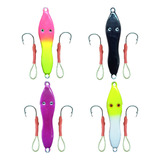 Isca Jumping Jig 35g Metal Jig Com Suporte Hook 4 Unidades