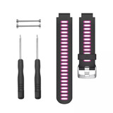 Pulseira Compativel Garmin Forerunner 235/735 Preto / Pink