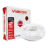 Cable De Cobre Cal 12 Awg Viakon Color Blanco