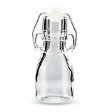 Botella De Vidrio Con Tapa Oscilante - 70ml (6 Unidades)