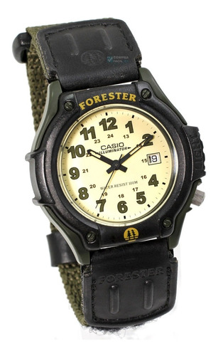 Reloj Casio Forester Ft500wc-3 Verde Velcro Fechador Wr100m