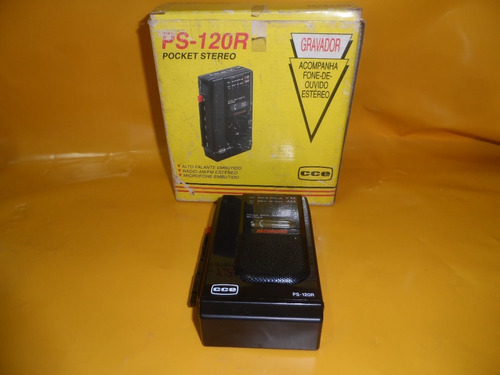 Gravador Cce Ps 120r Novo - K7 + Radio+fone Impecavel 