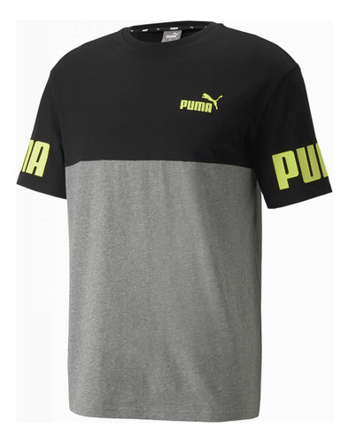 Playera Puma Power Colorblock Tee Para Hombre 847389-03