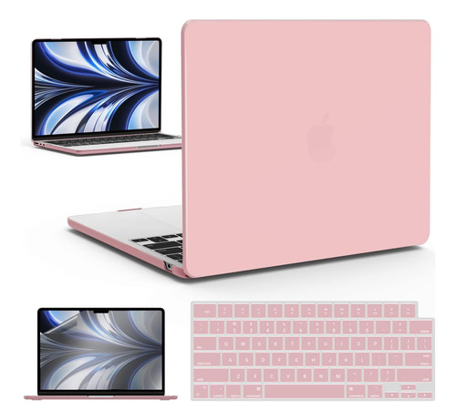Funda Ibenzer Para Macbook Air 13 M2 + C/teclado Pink
