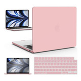 Funda Ibenzer Para Macbook Air 13 M2 + C/teclado Pink