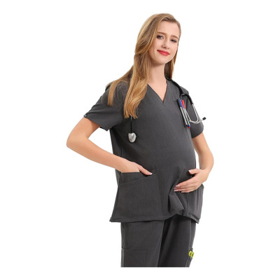 Scrubs De Maternidad Alina Mae Para Mujeres Uniformes De Con