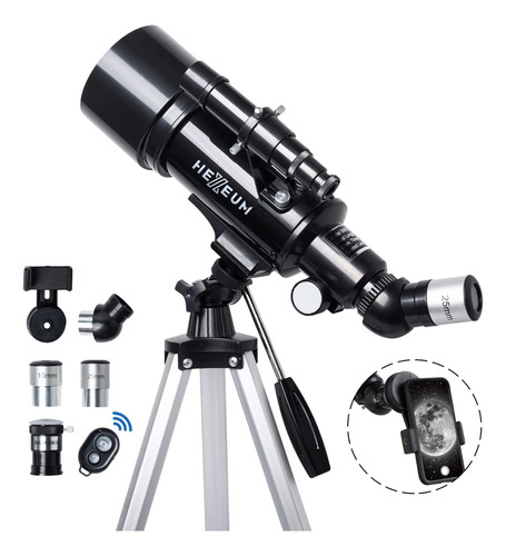 Telescopio Refractor Portátil Para Astronomía 