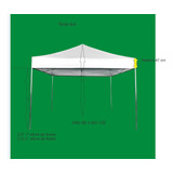 Tenda Gazebo Sanfonada Art 4x4 C/ Sacola 4 Laterais