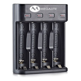 Cargador Inteligente Usb Pilas Baterias Aa Aaa - 4 Slot.