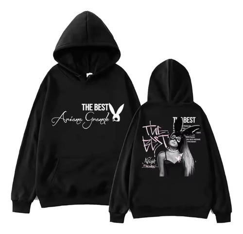 Sudadera Ariana Grande Estilo Harajuku Hip Hop Y2k