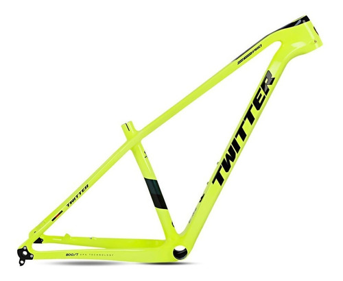 Quadro Mtb Carbono Aro 29 Twitter Warrior Pro Eixo Boost