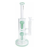 Bong De Vidro Grande Abduzido Tree 2 Percolator - Milk Green