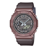 Relógio Casio G-shock Semi-transparente Rosê Gm-2100mf-5adr