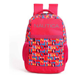 Backpack Nautica Original Con Espacio Para Laptop