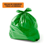 Bolsa De Residuo Verde 45x60 Pack X100 Basura Consorcio