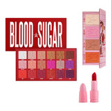 Kit Jeffree Star Cosmetics Blood Sugar+ Iluminadores+labial