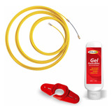 Cinta Pasacable Helicoidal 5mm X 20m + Gel + Asist. Cableado