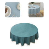 Mantel Sky Care Elegante Mantel Redondo Para Comedor