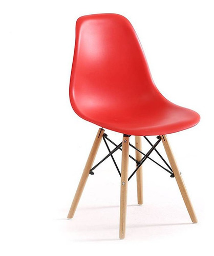 Silla Auxiliar Para Sala O Comedor Eames Blanca 