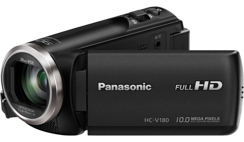 Panasonic Hc-v180k. Videocámara Hd Con Zoom Óptico De 50x.