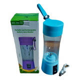 Licuadora Personal Mas Baso 380 Ml Recargable 4 Colores