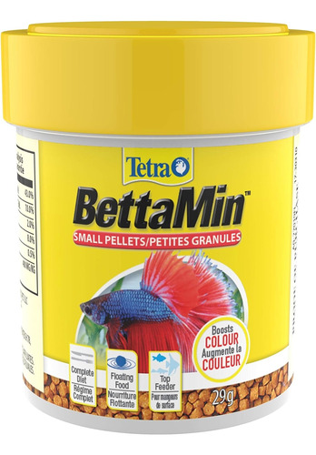 Tetra 77019 Betta Flotantes Mini Pellets Para Bettas